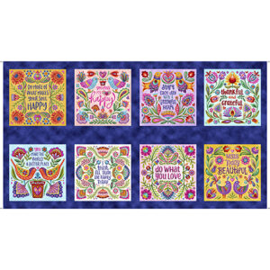 Quilting Treasures Make Today Beautiful Inspirational Blocks Panel