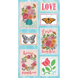 Michael Miller Fabrics Love Lives Here Panel