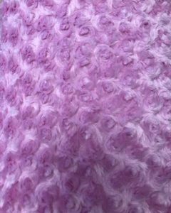Family Treasures Rosette Plush Pink Fleece