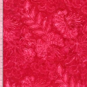 Timeless Treasures, Tonga Cherry, batik