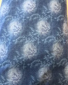 Family Treasures Blue Tonal Vineyard Wide Quilt Backing