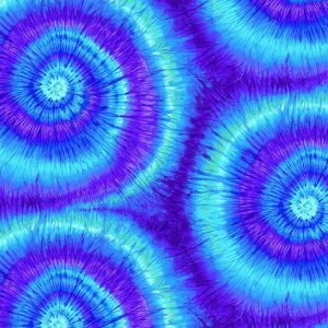 Timeless Treasures Swirl blue