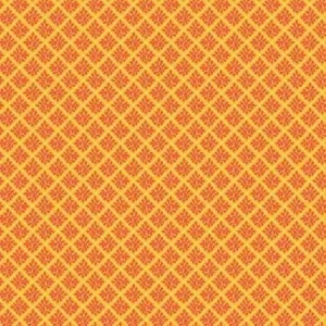Marcus Fabrics, Sunny Days, orange, diamond leaf