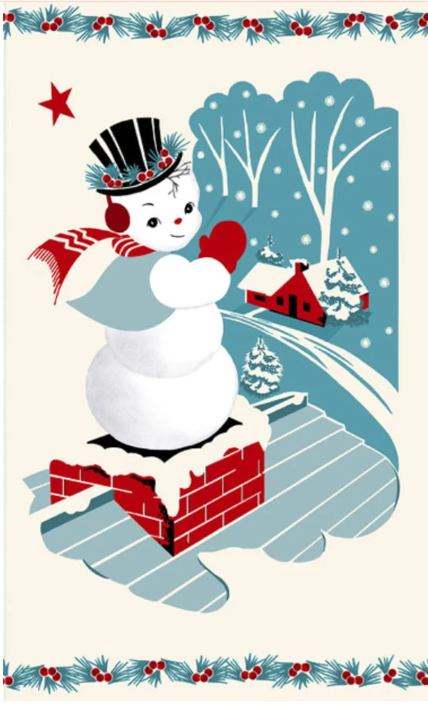 Henry Glass & Co, Winter in Snowtown, panel