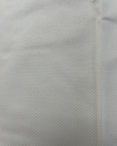 Keepsake Calico White, small white dots on white, tone on tone