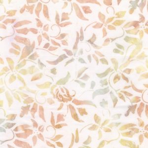 Timeless Treasures Tonga Batik Ivory Floral