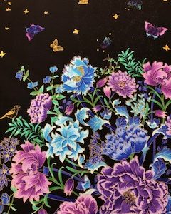 Timeless Treasures Floral Panel