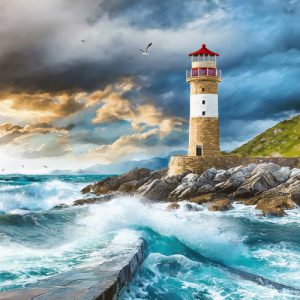 Henry Glass, Coastal Guardians panel, by City Art Studio