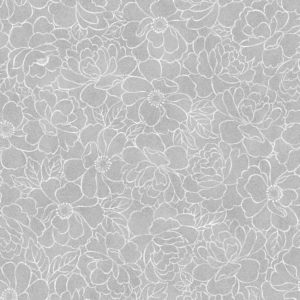 Keepsake Calico Packed Floral Light Gray