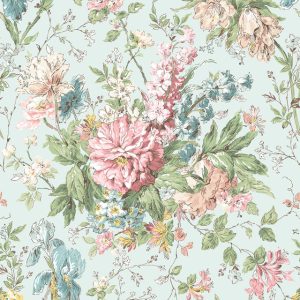 Maywood Studio, Terrace Blooms, Blue