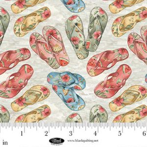 Blank Quilting Vintage Summer Flip Flops